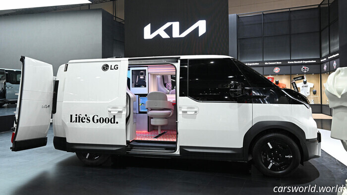 Los Conceptos Kia PV5 Spielraum adoptan Vanlife | Carscoops